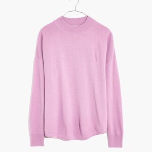 Madewell Ashbury Mockneck Sweater- Lilac-XXL